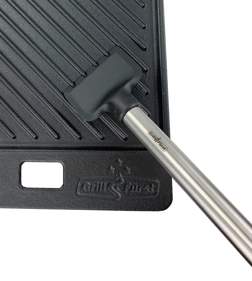 Grillfürst Spezial-Schaber Edelstahl Kunststoff für Grillplatten - Bild 3