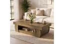 Tribesigns Couchtisch 140 cm Rustikal Braun Holz Bild 2