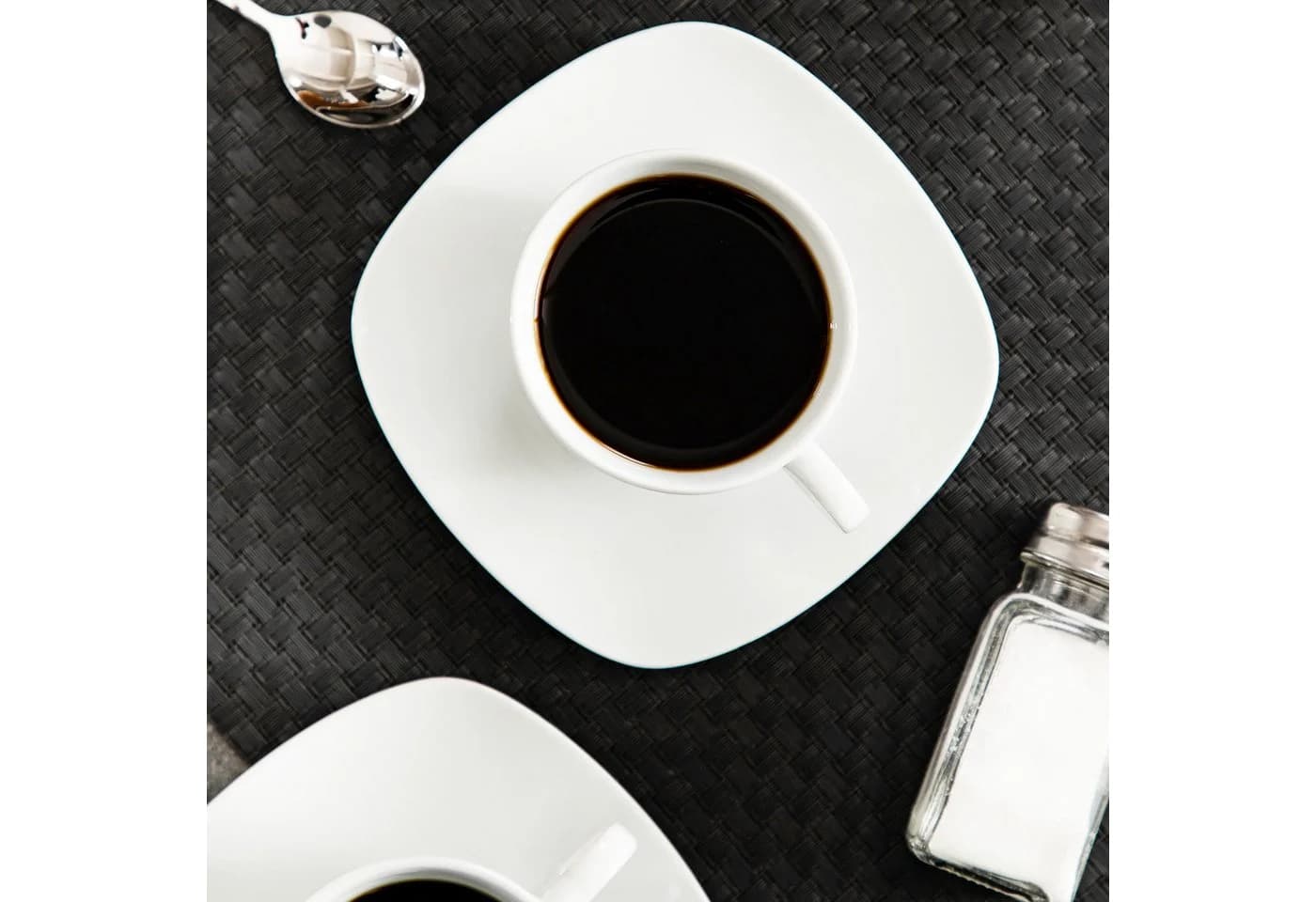 MALACASA ELISA Kaffeeservice 6-tlg. Grauweiß Porzellan - Bild 5