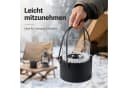 Nettlife Ethanol Tischkamin Schwarz Edelstahl mit Zubehör Bild 5