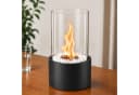 Nettlife Tischfeuerstelle Rund Schwarz Ethanol Tischkamin mit Glas Bild 5