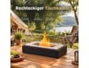 Nettlife Bioethanol Tischkamin Schwarz Edelstahl & Glas Bild 5