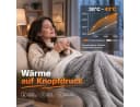 Ledklang Elektrische Heizdecke Grau/Schwarz mit Timer & 6-Stufen-Heizung Bild 5