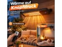 Ledklang Infrarotheizstrahler 2000W Schwarz Touch & Fernbedienung Bild 5