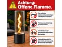 Ledklang Ethanol Tischkamin Schwarz 40cm Indoor Outdoor Bild 5