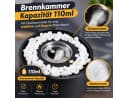 Ledklang Tischkamin Ethanol Schwarz Edelstahl Glas Bild 1