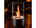 Ledklang Tischkamin Ethanol Schwarz Edelstahl Glas Bild 2