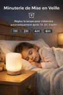 Fyrove LED Nachtlicht Touch-Nachttischlampe Weiß Dimmbar USB Bild 1
