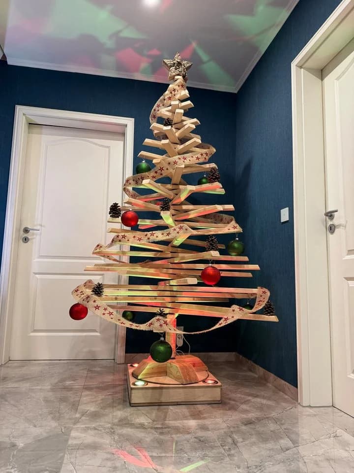 Blockholz-Schmiede Künstlicher Weihnachtsbaum 120cm - 210cm Handgefertigt - Bild 2