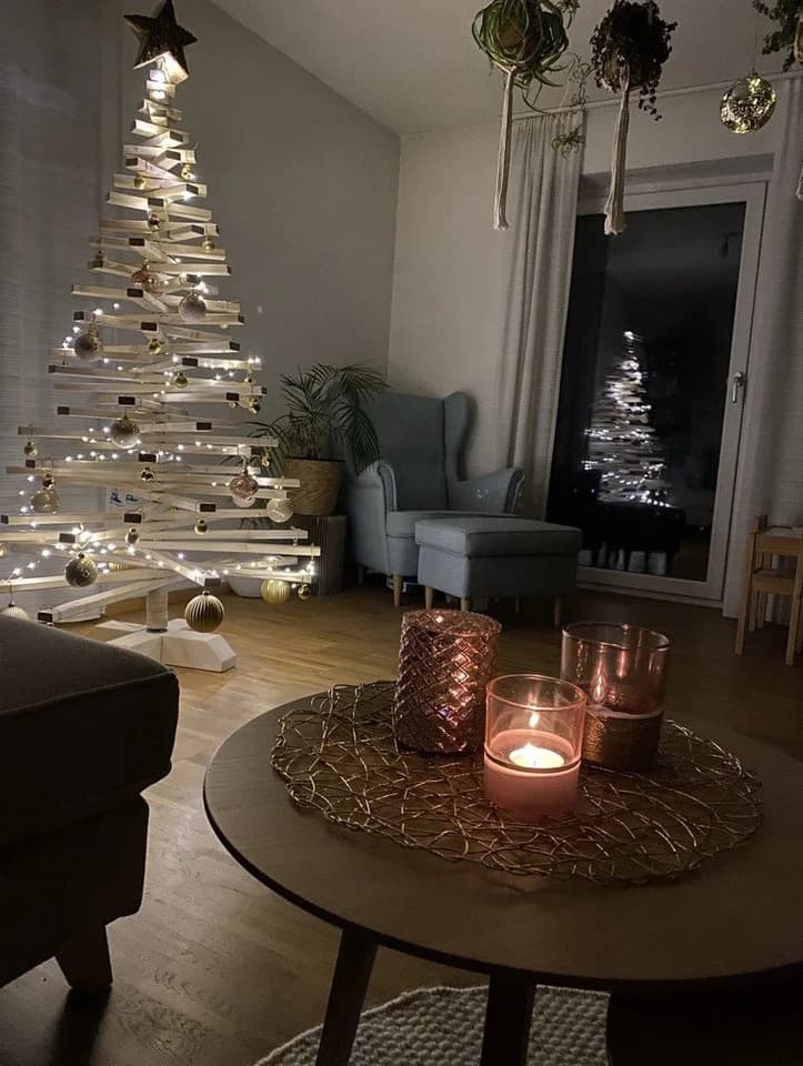 Blockholz-Schmiede Künstlicher Weihnachtsbaum 120cm - 210cm Handgefertigt - Bild 4
