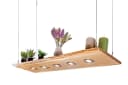 Blockholz-Schmiede Pendelleuchte Eiche ohne Rinde Smart Home LED Bild 2