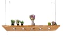 Blockholz-Schmiede Pendelleuchte Eiche ohne Rinde Smart Home LED Bild 3