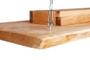 Blockholz-Schmiede Pendelleuchte Eiche ohne Rinde Smart Home LED Bild 4