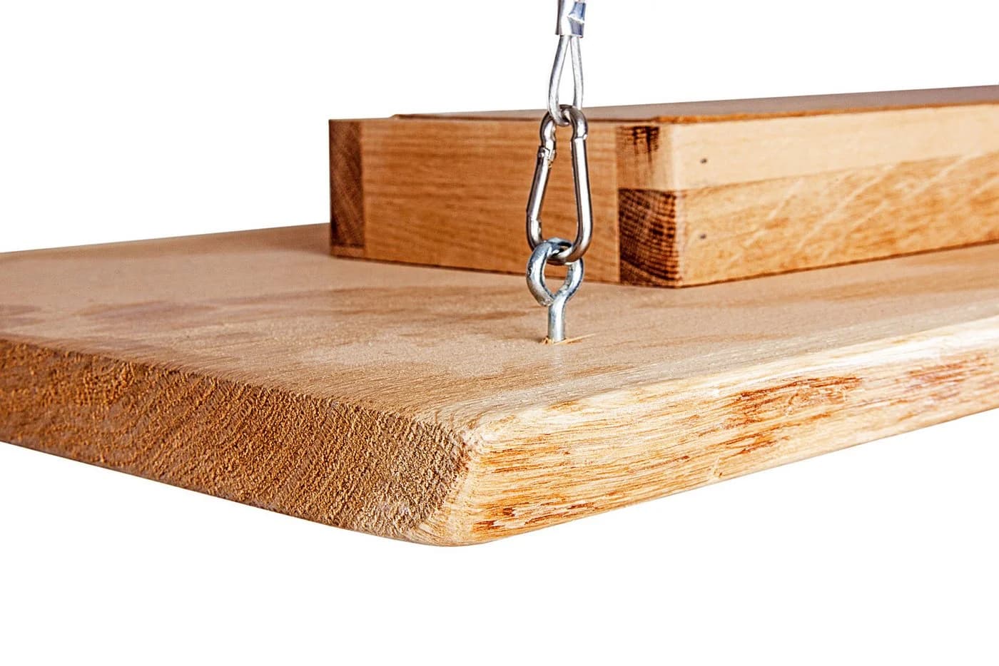 Blockholz-Schmiede Pendelleuchte Eiche ohne Rinde Smart Home LED - Bild 4