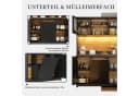 SeedWave Buffet LED Allzweckschrank Schwarz Holzoptik Bild 5