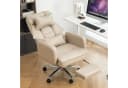 SeedWave Bürostuhl XXL Chefsessel Beige mit Fußstütze Bild 5
