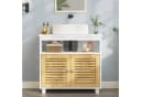 MSMASK Waschbeckenunterschrank Badezimmerschrank Bambus Bild 5