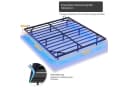 MSMASK Metallbett Schwebebett Bettgestell mit LED-Beleuchtung, 180x200cm Bild 1