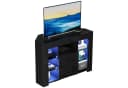 Dripex Lowboard TV Eckschrank Fernsehtisch Hochglanz 100x40x68 cm, Schwarz Bild 2