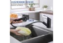 HOMELODY Spültischarmatur Hochdruck Schwarz - Ausziehbar Bild 3