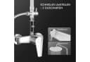 HOMELODY Duschsystem mit LED Anzeige 10 Zoll Regendusche Chrom Bild 5