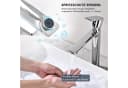 HOMELODY Waschtischarmatur Einhebelmischer Chrom 3/8 Anschluss Bild 4
