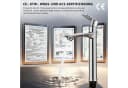 HOMELODY Waschtischarmatur Einhebelmischer Chrom 3/8 Anschluss Bild 5