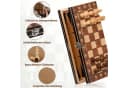 Kityhome 3-in-1 Magnetisches Holz-Schachspiel Bild 3
