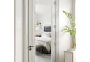 LUNAMIRROR Wandspiegel Aluminiumrahmen HD Glas bruchsicher ohne Bohren Bild 2