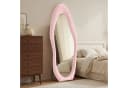 LUNAMIRROR Ganzkörperspiegel Organisch Samt Beige/Rosa Bild 3