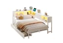 MSMASK Daybett mit LED und Steckdosen Weiß Modern Bild 2