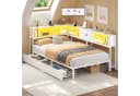 MSMASK Daybett mit LED und Steckdosen Weiß Modern Bild 5