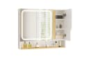 MSMASK Spiegelschrank Badezimmer LED Beleuchtung 80x16x65 cm Bild 3