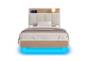 KIMENICH Polsterbett mit USB-Ladefunktion und LED-Beleuchtung, Modern, 90x200cm Bild 2