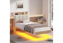 KIMENICH Polsterbett mit USB-Ladefunktion und LED-Beleuchtung, Modern, 90x200cm Bild 4