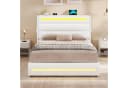 KIMENICH Polsterbett Doppelbett Hydraulisches Bett mit Stauraum und Lattenrost Bild 5