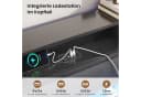 MSMASK Metallbett mit LED Beleuchtung & Ladestation, Kinderbett Jugendbett 90x200cm Bild 5