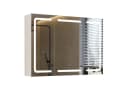 MSMASK Badezimmerspiegelschrank mit LED-Spiegel, 3 Farbtemperaturen, Dimmfunktion Bild 2