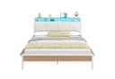 KIMENICH Polsterbett 160x200 mit LED & Ladestation Bild 2
