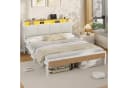 KIMENICH Polsterbett 160x200 mit LED & Ladestation Bild 4