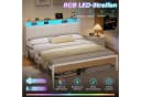 KIMENICH Polsterbett 160x200 mit LED & Ladestation Bild 5