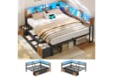 MSMASK Daybett Schlafsofa LED-Beleuchtung Ladestation Bild 2