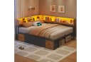 MSMASK Daybett Schlafsofa LED-Beleuchtung Ladestation Bild 3