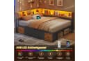 MSMASK Daybett Schlafsofa LED-Beleuchtung Ladestation Bild 5