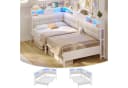 MSMASK Daybett Polsterbett Jugendbett mit LED-Beleuchtung und USB-Ladestation Bild 2