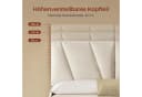 KIMENICH Polsterbett Beige Samt mit 4 Schubladen, LED & Steckdose Bild 4