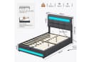 MSMASK Polsterbett mit LED und USB Stauraum Bild 1