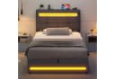 MSMASK Polsterbett mit LED und USB Stauraum Bild 2