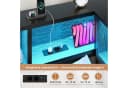 MSMASK Daybett Schlafsofa Schwarz mit LED-Beleuchtung und Stauraum Bild 5