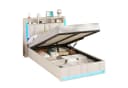 MSMASK Polsterbett mit Stauraum, LED & USB Bild 3